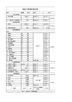 消防工程人工费报价表 (2)