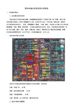深圳华强北项目投资分析报告