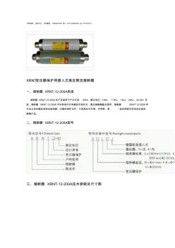 熔断器XRNT-12-200A