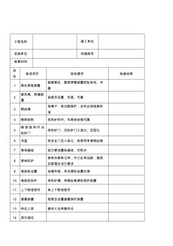 物料提升机维修保养记录表