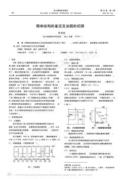 砌體結(jié)構(gòu)的鑒定及加固的初探