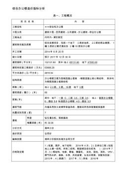 综合办公楼造价指标分析-上海建设工程造价信息 (2)