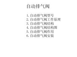 自动排气阀型号 (2)