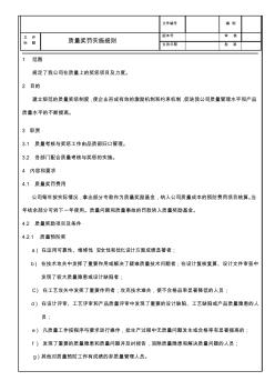 质量奖罚实施细则