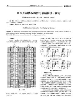 跃层开洞楼板的剪力墙结构设计探讨 (2)