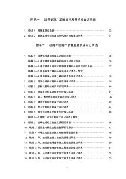 输电线路工程施工质量检查及评级全套表