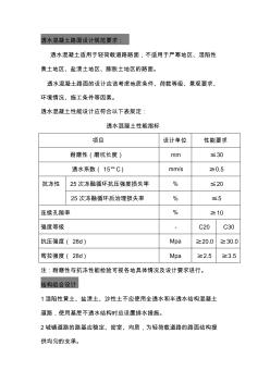 透水混凝土路面设计精品资料