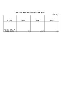 造價咨詢服務(wù)費計算器