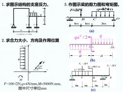 重庆大学建筑力学习题及解答PPT课件
