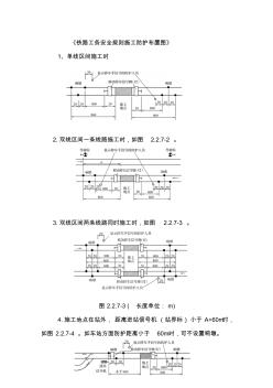 铁路工务安全规则施工防护布置图