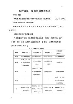 陶粒混凝土屋面应用技术指导