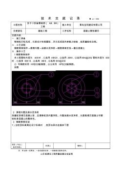 预应力混凝土管桩灌芯技术交底