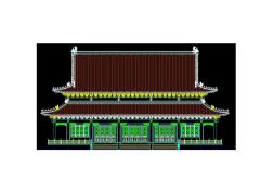 品茗D+算量仿古建筑作品(大雄宝殿)