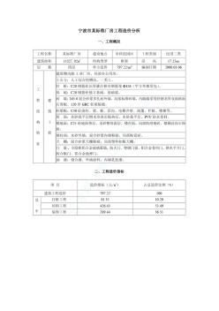 宁波市某标准厂房工程造价分析_pdf