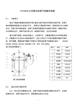 排气阀操作规程