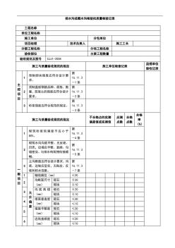 排水溝或截水溝檢驗(yàn)批質(zhì)量檢驗(yàn)記錄