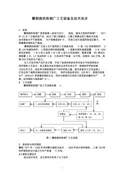 攀钢提钒炼钢厂工艺技术及装备进步