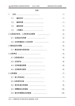 虎跳河多线特大桥安全应急预案