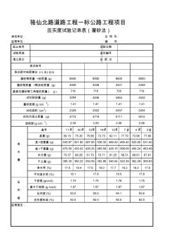 路基壓實(shí)度程序