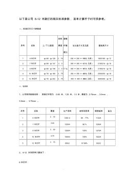 路灯杆标准参数(20200929120959)