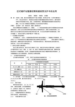 邁式錨桿大隧道初期和超前預(yù)支護(hù)中的應(yīng)用