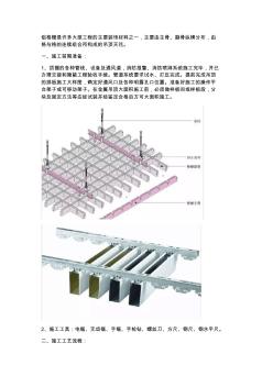 鋁格柵吊頂安裝施工工藝 (3)