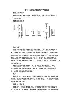 锚索作业指导书