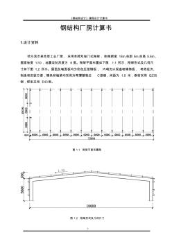 門式剛架廠房計算書