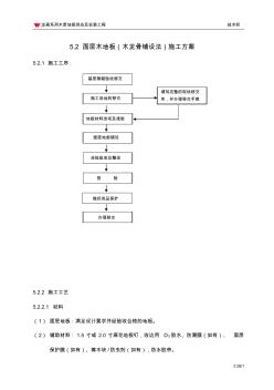 面層木地板木龍骨鋪設(shè)法施工方案 (2)