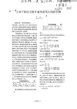 上海千鹤住宅楼不通视建筑红线的引测