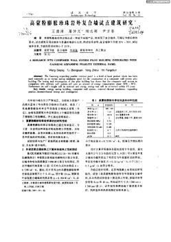 高蒙粉膨胀珍珠岩外复合墙试点建筑研究