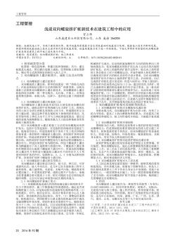 浅谈双向螺旋挤扩桩新技术在建筑工程中的应用