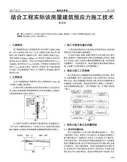 结合工程实际谈房屋建筑预应力施工技术