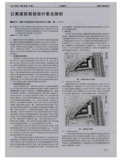 公寓建筑規劃設計要點探析