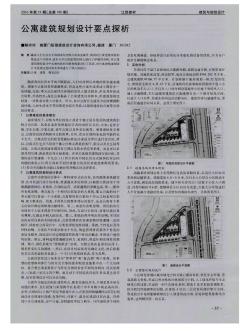 公寓建筑规划设计要点探析