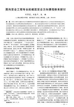 面向安全工程專業(yè)的建筑安全方向課程體系探討??