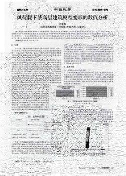 风荷载下某高层建筑模型变形的数值分析