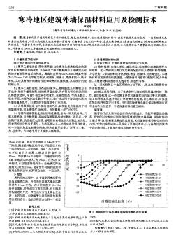 寒冷地區(qū)建筑外墻保溫材料應(yīng)用及檢測技術(shù)