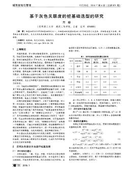 基于灰色关联度的桩基础选型的研究