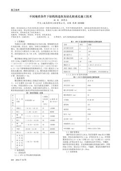 不同地質(zhì)條件下鉆機(jī)的選取及鉆孔樁成孔施工技術(shù)