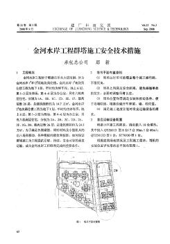 金河水岸工程群塔施工安全技术措施