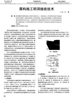 盾构施工明洞接收技术  