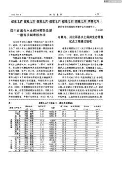 九寨沟、川北两县水土保持生态修复试点工程通过验收