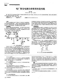 電廠保安電源自投裝置改造實(shí)踐