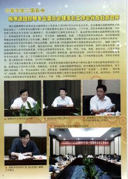 中国市政工程协会 城市道路照明专业委员会理事长工作会议在北京召开