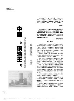 中国“钢渣王”——记武汉冶金渣环保工程有限责任公司总经理冀更新