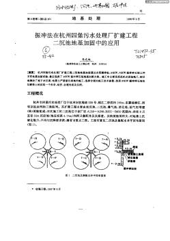 振沖法在杭州四堡污水處理廠擴建工程二沉池地基加固中的應用