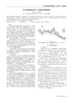 汉江航道整治护岸工程地质问题简析