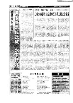 文伏波 郑守仁院士建议三峡水库蓄水前应对库区移民工程安全鉴定