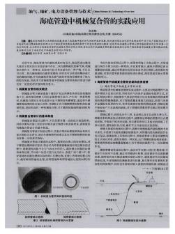 海底管道中机械复合管的实践应用